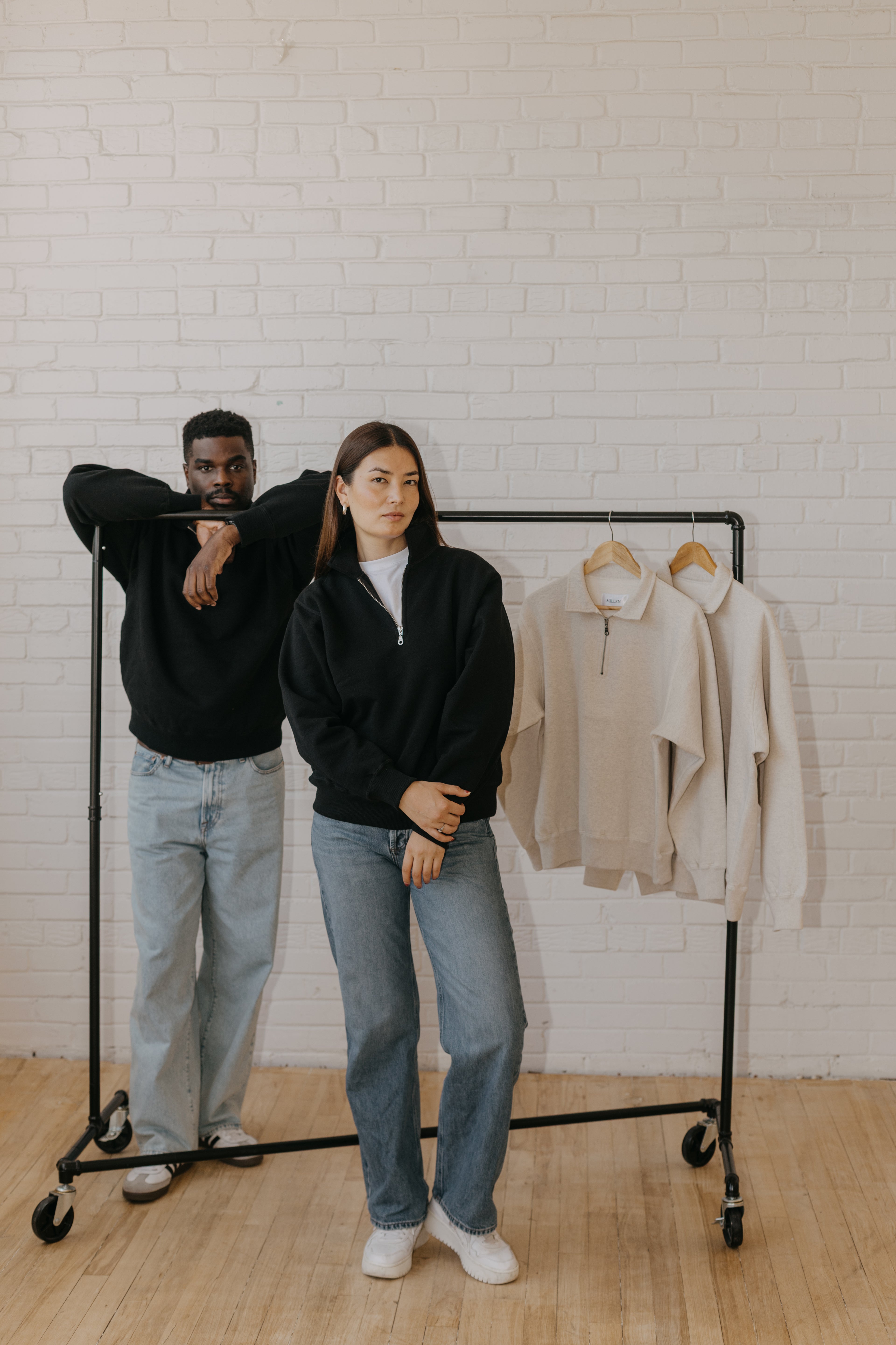 Essential Zip Neck Sweater